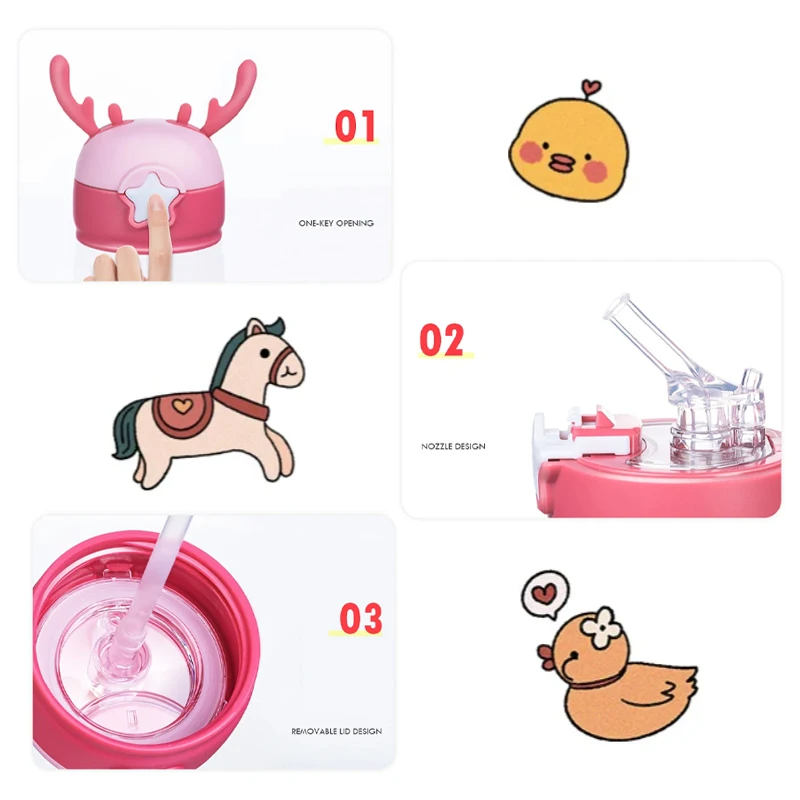600ml 어린이 물 Sippy 컵 Antler 빨대와 - Zwitsal Baby Products 리뷰 및 가격