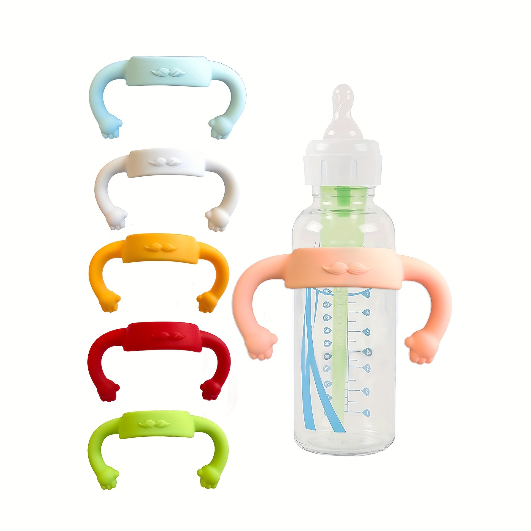 작은 손 실리콘 범용 젖병 손잡이 슬리브, 대부분의 일 - Zwitsal Baby Products 리뷰 및 가격
